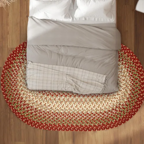 Miniatura 23 de Rhody Rug Easy Living EL33 Taupetone - Alfombra ovalada trenzada de 4 x 6 pies, decoración del hogar, tapete para piso o dormitorio, de fácil