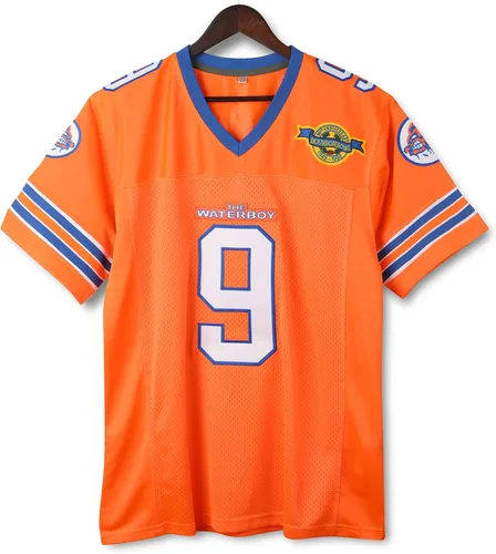 Camiseta de fútbol de los años 90 para fiesta Bobby Boucher 9 The Waterboy Sandler 50 aniversario de la película