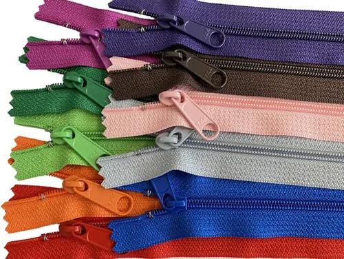 Miniatura 10 de Fashion Trends YKK® #4.5 Bolso de mano con cremallera larga, diseño especial de alcantarillado, fabricado en Estados Unidos