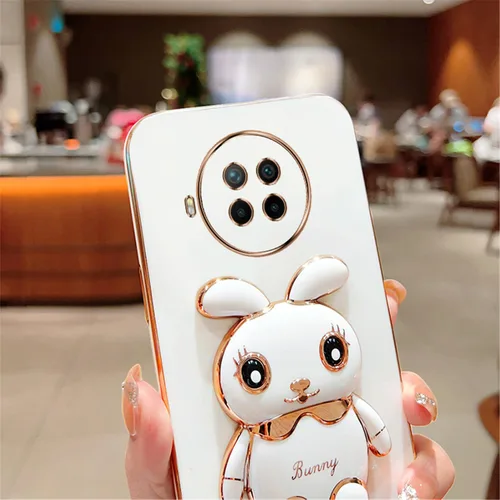 Miniatura 6 de Funda compatible con Redmi Note 9 Pro Funda de teléfono TPU Silicona Soporte galvanizado Suave Durable Caída Protección a prueba de golpes para 7