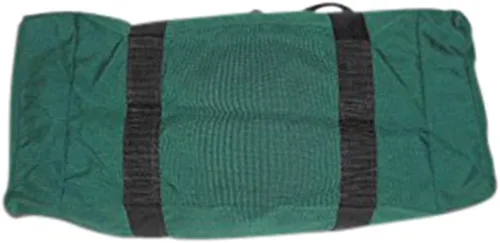 Miniatura 9 de Bolsa de lona triple grande con apertura en U, bolsillo frontal y dos compartimentos laterales, perfecta bolsa de cabina fabricada en Estados Unidos.