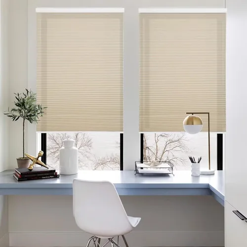 Miniatura 5 de MYshade Persianas celulares inalámbricas con filtro de luz de 1.5 pulgadas, aislamiento térmico, reducción de ruido, impermeables, tratamientos