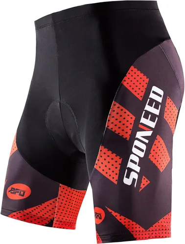 sponeed Pantalones cortos de ciclismo para hombre pantalones acolchados para equitación ropa de ciclismo y ciclismo