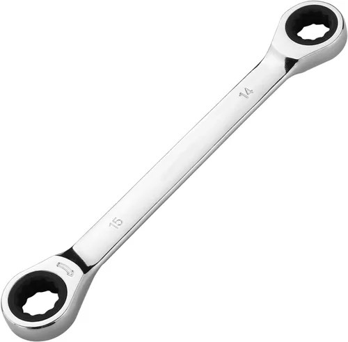 Miniatura 9 de Utoolmart Llave de trinquete, llave métrica de extremo de caja doble de 0.315 in x 0.394 in, acero CR-V