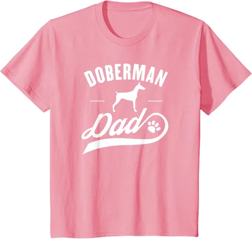 Miniatura 58 de Doberman Dad - Camiseta para amante del dueño del perro, Negro, S