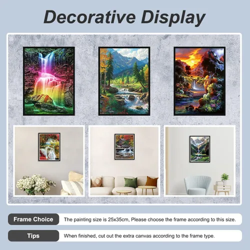 Miniatura 4 de Stalente Kits de pintura de diamantes para adultos, paquete de 10 kits de arte de diamantes 5D para principiantes, pintura de diamante redonda