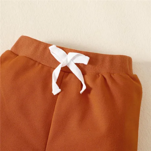 Miniatura 5 de Ropa de bebé para bebé, sudadera de manga larga y pantalones, trajes de otoño e invierno