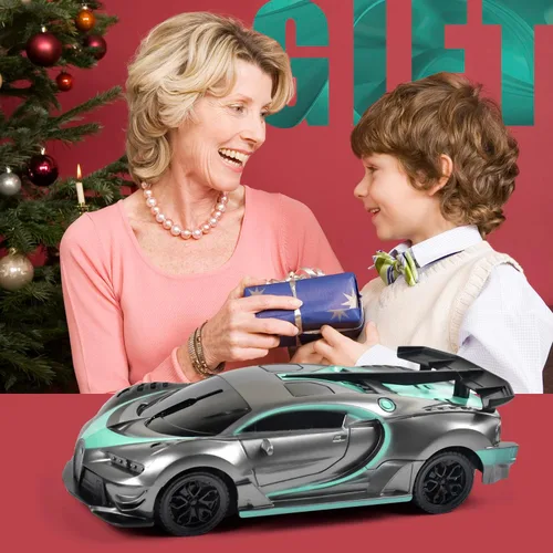 Miniatura 6 de Tuko Juguetes de coche a control remoto, juguetes RC para niños y niñas de más de 3 años (gris)