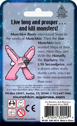 Miniatura 2 de Star Munchkin Space Ships de Steve Jackson Games, juego de mesa de estrategia