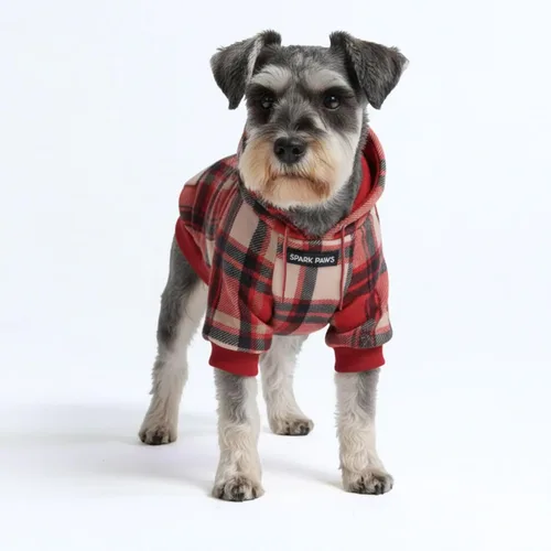 Miniatura 48 de Spark Paws Sudadera con capucha para perro, suéter de primera calidad para perros pequeños, medianos y grandes Trajes cálidos para bulldogs