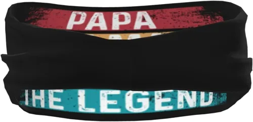 Miniatura 5 de Papa The Man The Myth The Legend Headband for Men Women Sports Sweatband for Fitness Exercise Moisture Wicking Running Yoga Hairbands