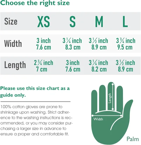Miniatura 5 de COOLJOB Guantes 100% Algodón, 6 Pares de Guantes de Algodón Blanco para Manos Secas Hidratantes y Eccema, Loción Nocturna, Tratamiento de Sueño