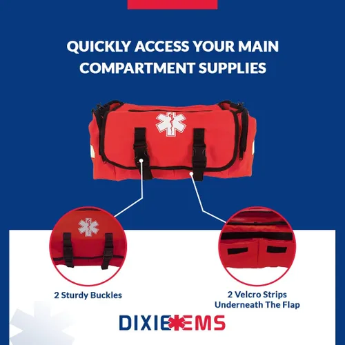 Miniatura 2 de Dixigear Bolsa de primeros auxilios para responder ante emergencias con reflectores - Rojo