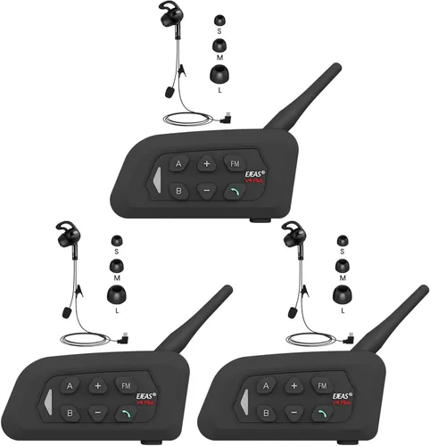 Miniatura 13 de Auriculares de árbitro, sistema de comunicación de interfaz USB C con auriculares para voleibol, fútbol oficial, fútbol, balonmano (1 unidad)