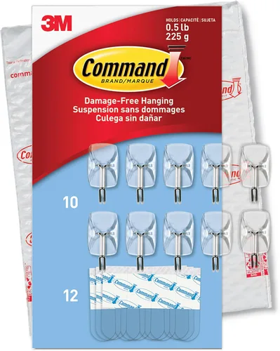 Miniatura 10 de Command - Ganchos de alambre (tamaño pequeño), color blanco