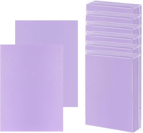 Miniatura 9 de 1000 unidades de fundas para cartas MTG, fundas transparentes delanteras con parte trasera texturizada, protectores de mazo de cartas