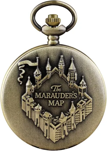 Miniatura 2 de Reloj de bolsillo de cuarzo para hombre, ojos verdes, forma de caja redonda, collar de bolsillo