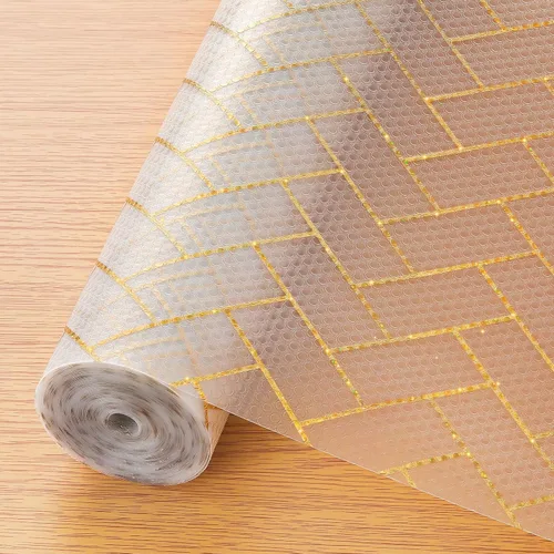 Miniatura 11 de Cooyes Revestimiento de Estante para Gabinetes de Cocina – Forro de Cajón Impermeable No Adhesivo – Material EVA Duradero Papel de Estante Fácil