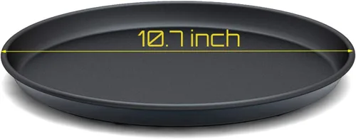 Miniatura 7 de MACONEE Bandeja universal para microondas de 10 pulgadas, bandeja para dorar, plato crujiente, para recalentar pizza congelada, pepitas de pollo