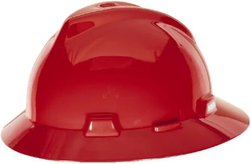 Miniatura 30 de MSA V-Gard Casco de Ala Completa con Suspensión - Carcasa de Polietileno, Protección Superior contra Impactos y Correas de Corona Autoajustables