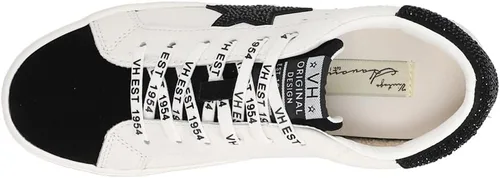 Miniatura 4 de VINTAGE HAVANA Zapatos de deporte de plataforma de diamantes de imitación épicos para mujer Casual - Blanco