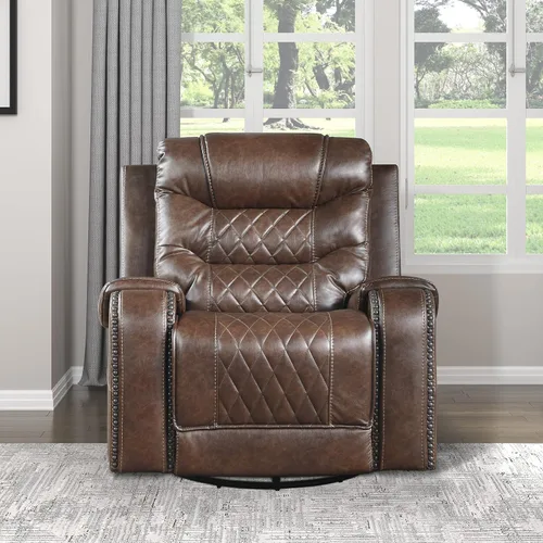 Miniatura 12 de Lexicon Derringer Wall Hugger Power - Sofá reclinable doble, color marrón