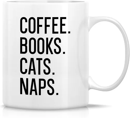 Miniatura 10 de Retreez - Taza Graciosa Show Me Your Kitties Amantes de Gatos, 325 ml, Tazas de Café de Cerámica, Divertidas, Sarcasmo, Sarcasticas, Regalos