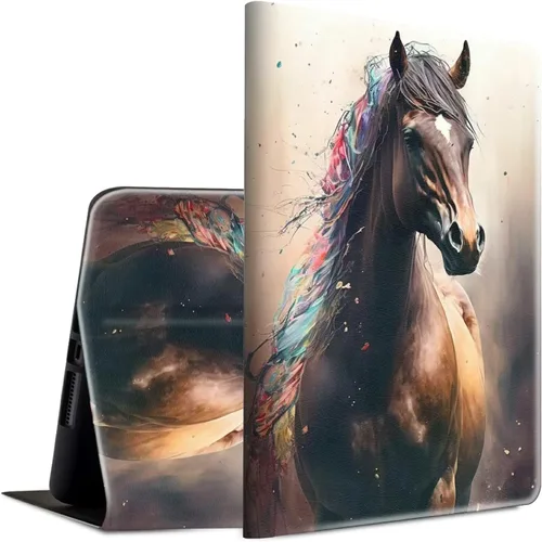 Miniatura 9 de Funda para Samsung Galaxy Tab S6 Lite de 10.4 pulgadas, versión 2022/2020, ligera, funda inteligente de piel sintética con soporte ajustable