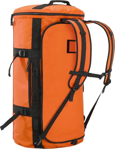 Miniatura 24 de MIER Mochila deportiva grande con compartimento para zapatos, resistente y resistente al agua, azul marino, 45L