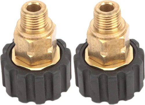 Miniatura 4 de Forney 75107 Accesorios para lavadora a presión, acoplamiento de tornillo macho, M22F a NPT macho de 1/4 pulgadas