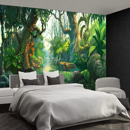 Miniatura 69 de Papel tapiz mural gris de Nueva York del Puente de Brooklyn, papel tapiz mural de paisaje urbano grande para sala de estar y dormitorio - 108"x75