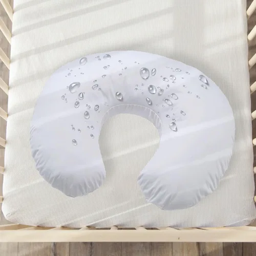 Miniatura 4 de Winmany Funda de almohada de lactancia impermeable para bebé, funda de almohada para lactancia materna, funda suave reemplazable para niños y niñas