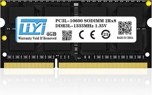 Miniatura 7 de LIYI DDR3L 4GB RAM Individual 1066MHz PC3 PC3L-8500 CL7 1.35V DRAM de Baja Tensión SO-DIMM DDR3L RAM 204-Pin 2Rx8 Doble Rango Sin Búfer No-ECC