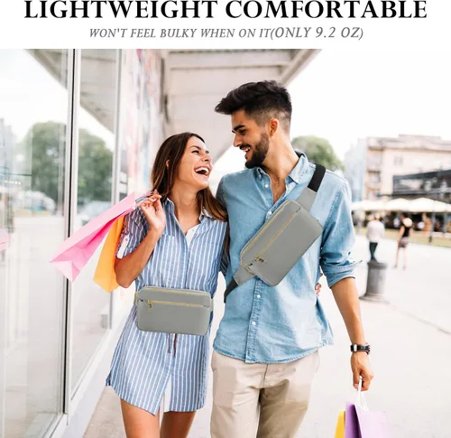 Miniatura 7 de CXWMZY Riñoneras para mujeres y hombres, bolsa de cintura de moda con múltiples bolsillos, gran capacidad, bonita riñonera casual para Disney