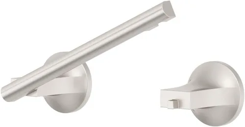 Miniatura 22 de Pfister Pfirst - Toallero moderno para baño, 24 pulgadas, montado en la pared, atornillado, acabado negro mate, BTBPFM2B Mate negro