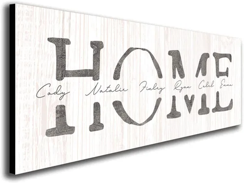 Miniatura 8 de Personal-Prints Arte Personalizado de PAPÁ e Hijos Personalizado con Todos los Nombres de los Niños Regalo Único y Personalizado para el Día