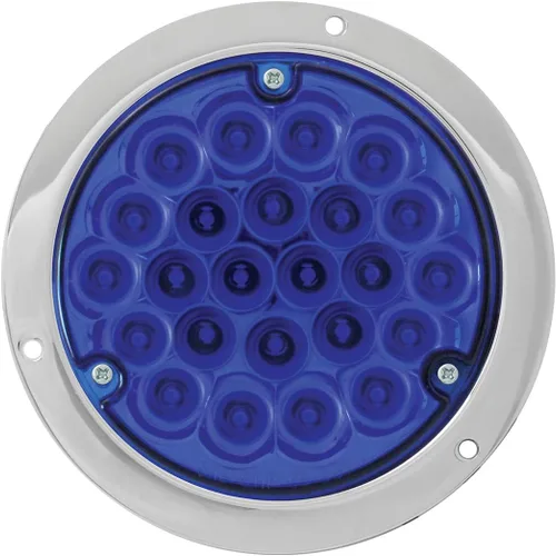 Miniatura 2 de GG Grand General 82271 azul/azul 4 pulgadas perla 24 llevó la luz con la vivienda fundida a presión transparente