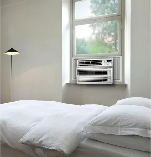 Miniatura 11 de LG 8,000 Aire acondicionado de ventana, 115 V, 350 pies cuadrados. (14' x 25' Tamaño de habitación), Funcionamiento silencioso, Control electrónico