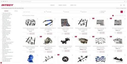 Miniatura 6 de Integy Modelo RC C29489GUN mecanizado 3.465 in amortiguadores todoterreno con resorte interno para oruga escala 1/10