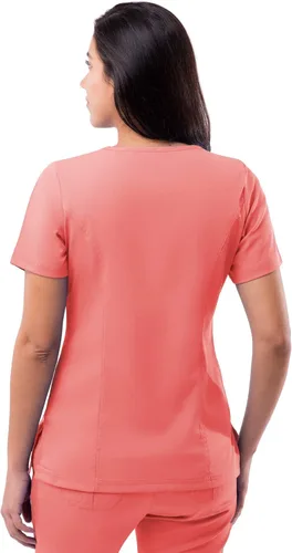 Miniatura 2 de Adar Pro - Camisa quirúrgica para mujer, con cuello en V elevado