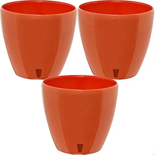 Miniatura 12 de DECOPOTS - Maceta de riego automático - Maceta decorativa para interiores con cartucho de drenaje e indicador de nivel de agua