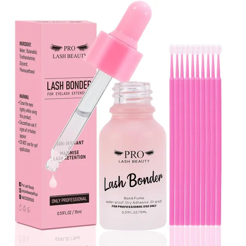 Miniatura 10 de Kit de removedor de extensiones de pestañas, 0.3 onzas líquidas, removedor de pestañas de fragancia para extensiones de pestañas, aroma de aloe