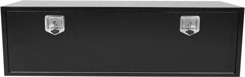 Miniatura 15 de Caja de herramientas de acero para debajo del cuerpo del camión, organizador de caja de herramientas de 18 x 12 x 14 con cerradura y llaves