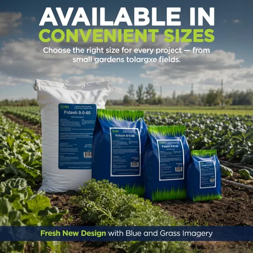 Miniatura 6 de Supply Solutions Muriate of Potash 0-0-60 Fertilizante, fertilizante de alto potasio, potasio, alimento ideal para plantas y potasa para plantas