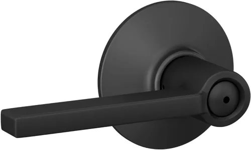 Miniatura 11 de Schlage F10 LAT 626 CEN Latitude - Manilla de puerta con moldura Century, cerradura de paso para pasillo y armario, cromo satinado