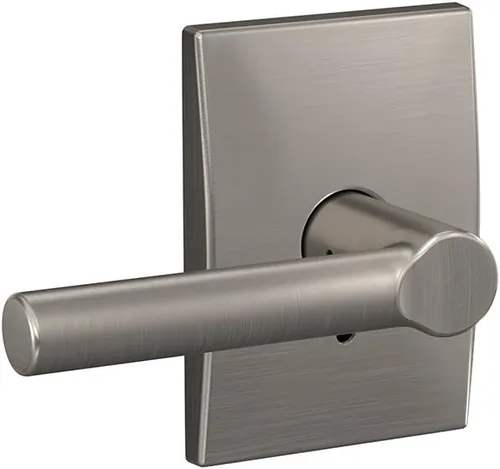 Miniatura 9 de Schlage Custom FC21 BRW 716 CEN Broadway - Manilla con cerradura Century para pasillos y armarios y baño, bronce envejecido