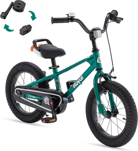 Miniatura 27 de RoyalBaby EZ Kids Bike 12 14 16 18 20 Inch Balance Pedal 2-in-1 Training Bicycle Boys Girls Ages 3 to 12 Years Easy Learn for Beginners