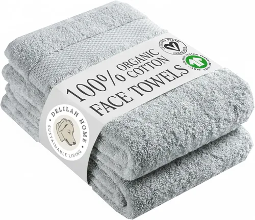 Miniatura 21 de Delilah Home Toallas de baño de algodón turco, suaves y absorbentes, 100% orgánicas, tejido grueso de 700 GSM, suaves para pieles sensibles, 6