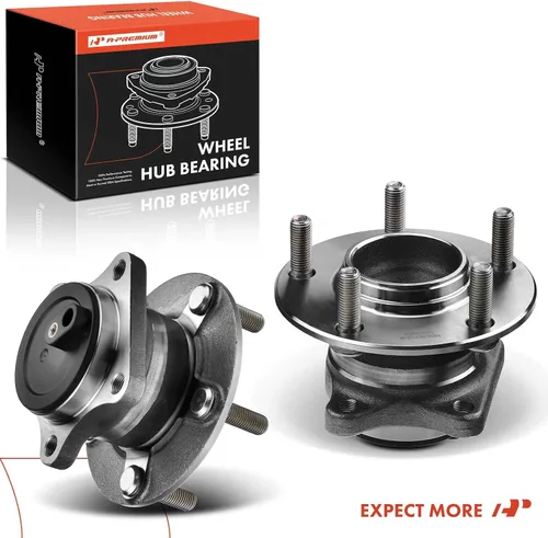 Miniatura 9 de A-Premium 2 rodamientos de rueda trasera y conjunto de cubo con 5 lengüetas compatibles con Mazda 6 2009 2010 2011 2012 2013
