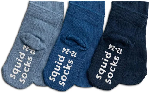Miniatura 81 de squid socks Calcetines de viscosa de bambú 0-6M, 6-12M, 12-24M y 2T-3T Calcetines que se mantienen puestos